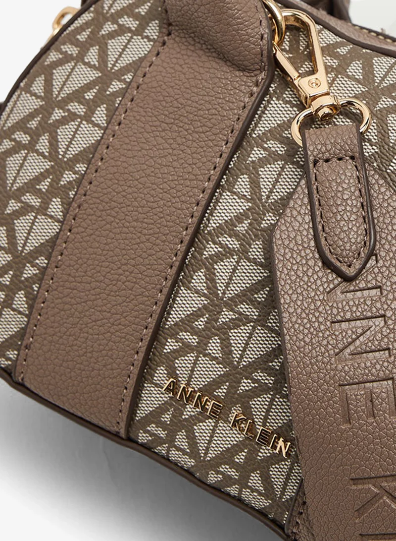 ANNE KLEIN  Anne Klein Monogram Patterned Mini Satchel Bag for Women | Best Price UAE