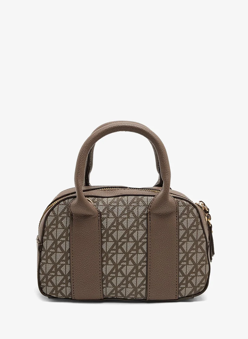 ANNE KLEIN  Anne Klein Monogram Patterned Mini Satchel Bag for Women | Best Price UAE