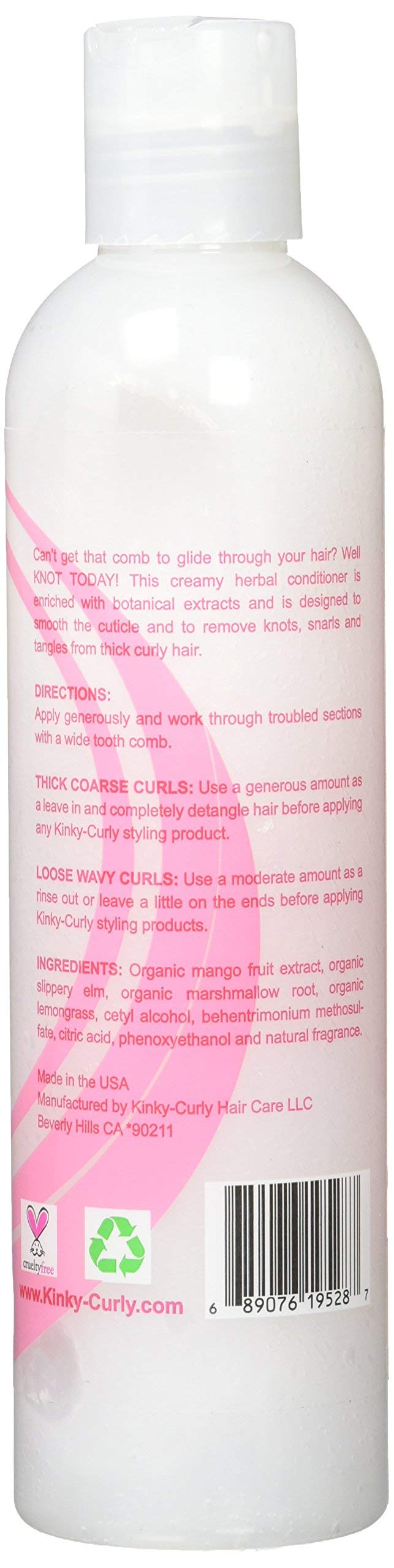 Kinky Curly بلسم كينكي كيرلي نوت توداي/مزيل تشابك، 236 مل - Image 2