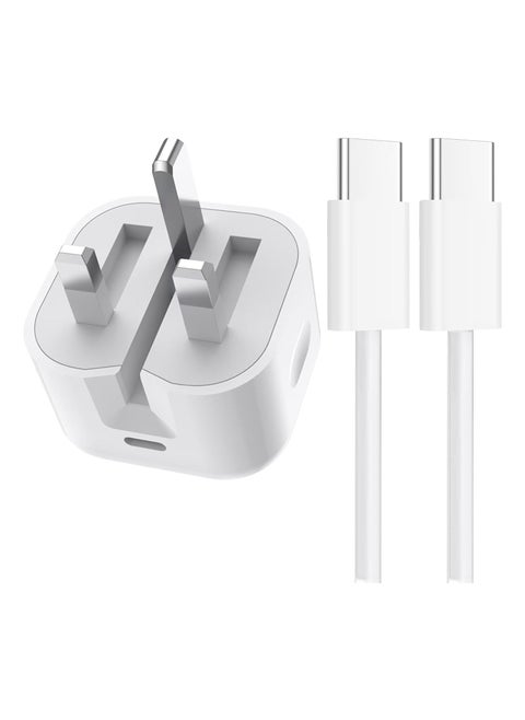 iPhone 16, iPhone15 Pro Max Charger With USB C Port 35 Watt with 1M iPhone Fast Charging Cord Type C to C for iPhone 16 / 15 Pro max/15 Pro/15 plus/15, Samsung S24 and all USB C mobiles / Tabs
