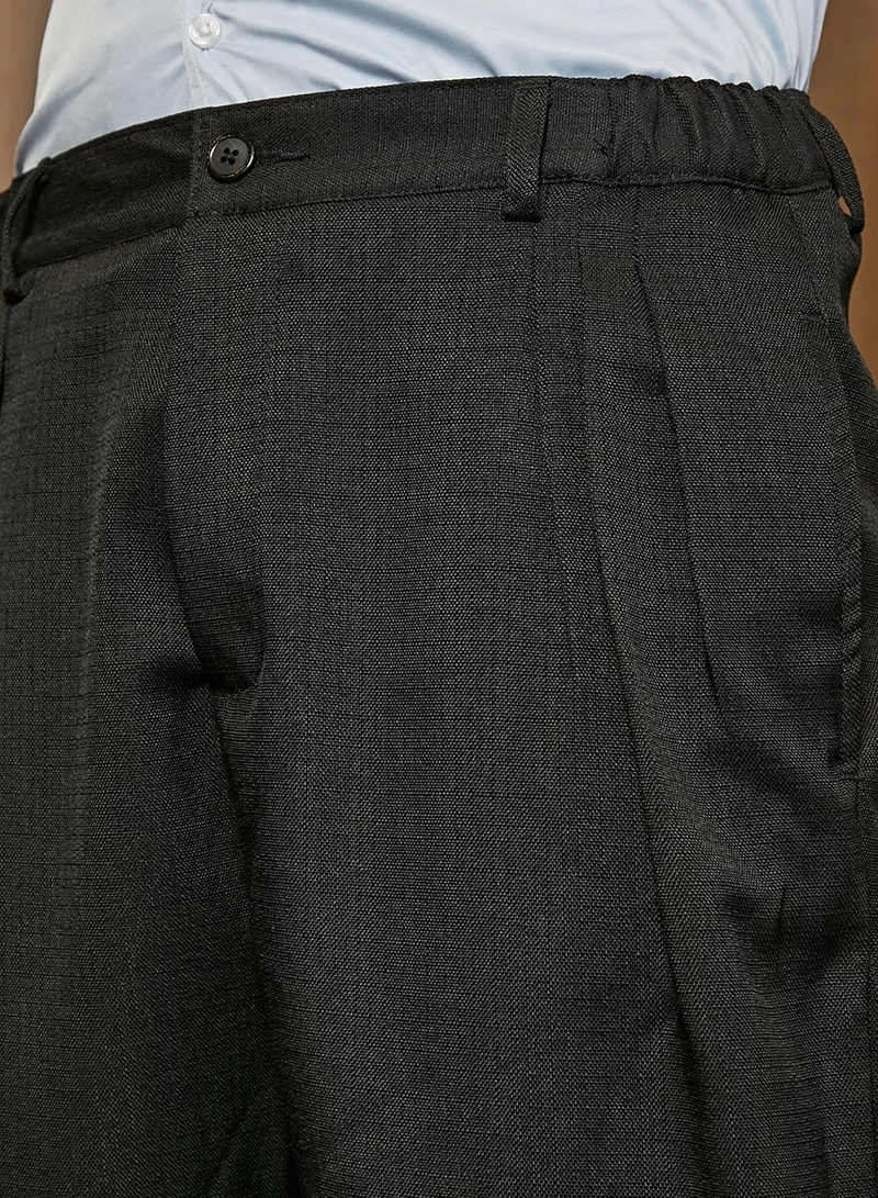 Campus Sutra Lightweight - Straight Tailored Trousers