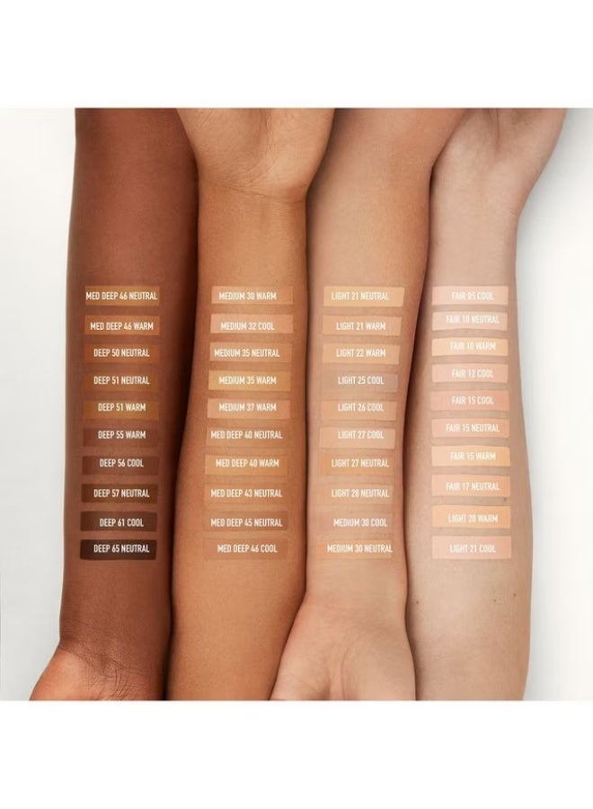 كريم أساس سائل غير لامع من bareMinerals BAREPRO يدوم 24 ساعة، لون معدني فاتح 28 محايد، عامل حماية من الشمس 20، 30 مل - Image 3