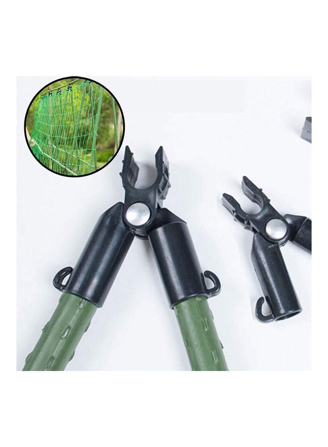 نيبمينينت طقم مشابك تثبيت النباتات متعددة الأغراض من البلاستيك مقاومة للتآكل وقابلة للتعديل مكون 5 قطع أسود - Image 4