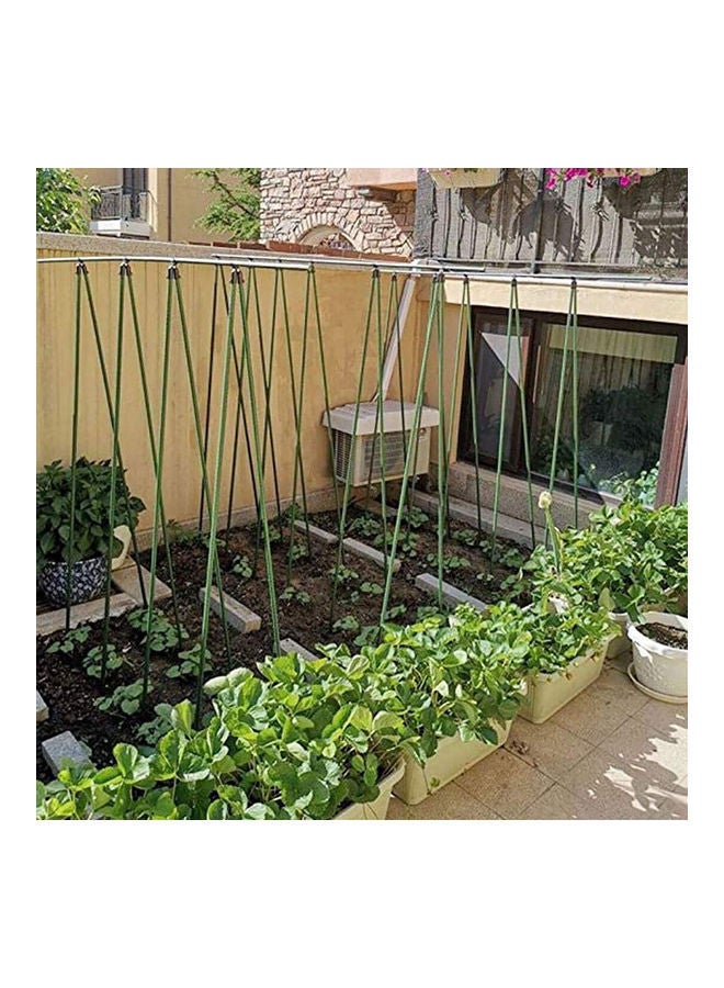 نيبمينينت طقم مشابك تثبيت النباتات متعددة الأغراض من البلاستيك مقاومة للتآكل وقابلة للتعديل مكون 5 قطع أسود - Image 5