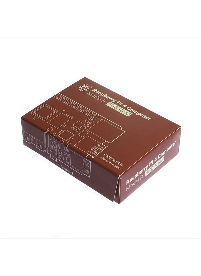 Raspberry Pi - 4 Model B 2019 Quad Core 64 Bit WiFi Bluetooth (4GB) - Image 1