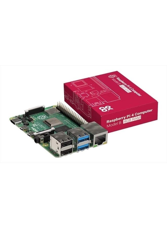 Raspberry Pi - 4 Model B 2019 Quad Core 64 Bit WiFi Bluetooth (4GB) - Image 1