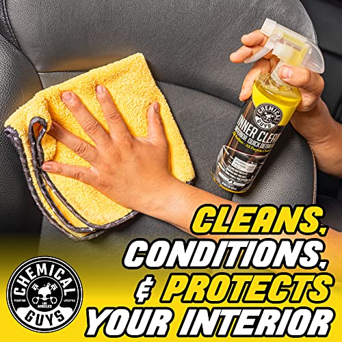 Chemical Guys SPI_663_1602 InnerClean Interior Quick Detailer and Protectant, Pineapple Scent, Safe for Cars, Trucks, SUVs, Jeeps, Motorcycles, RVs & More, 16 fl oz, 2 Pack - Image 2