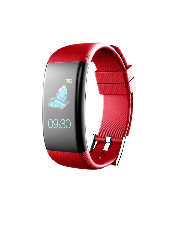 SL11 Smart Bracelet, Non Invasive Sugar Watch, Sturdy And Durable Waterproof Smart Health Monitoring Watch With Multiple Sports Modes, (1pc, Red) - Image 1