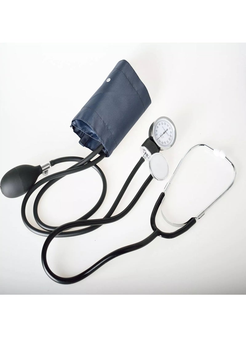 Aneroid Aneroid Sphygmomanometer with Stethoscope Kit Professional Manual Blood Pressure Monitor with Universal Adult Sized BP Cuff  - Image 1