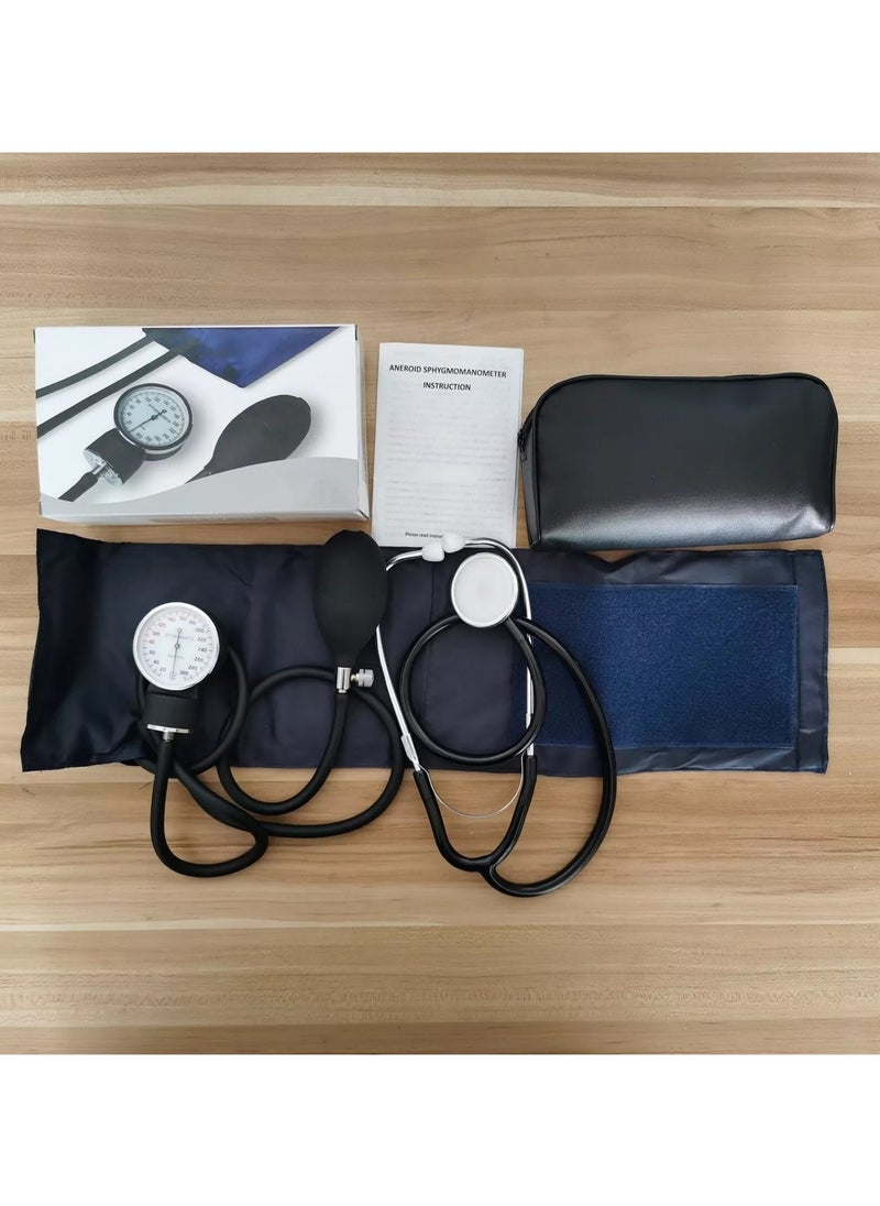 Aneroid Aneroid Sphygmomanometer with Stethoscope Kit Professional Manual Blood Pressure Monitor with Universal Adult Sized BP Cuff  - Image 2