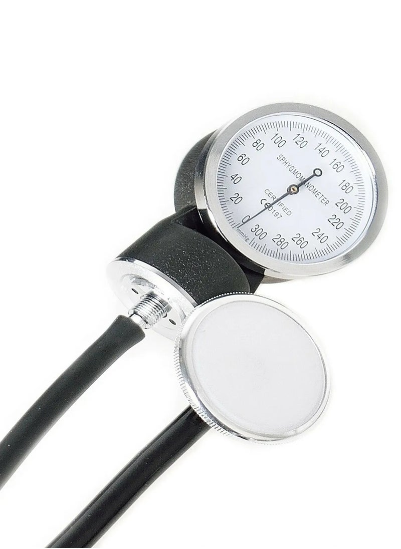 Aneroid Aneroid Sphygmomanometer with Stethoscope Kit Professional Manual Blood Pressure Monitor with Universal Adult Sized BP Cuff  - Image 5