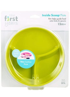 The First Years Inside Scoop Suction Plate Assorted Colour Pack of 1  - Image 2