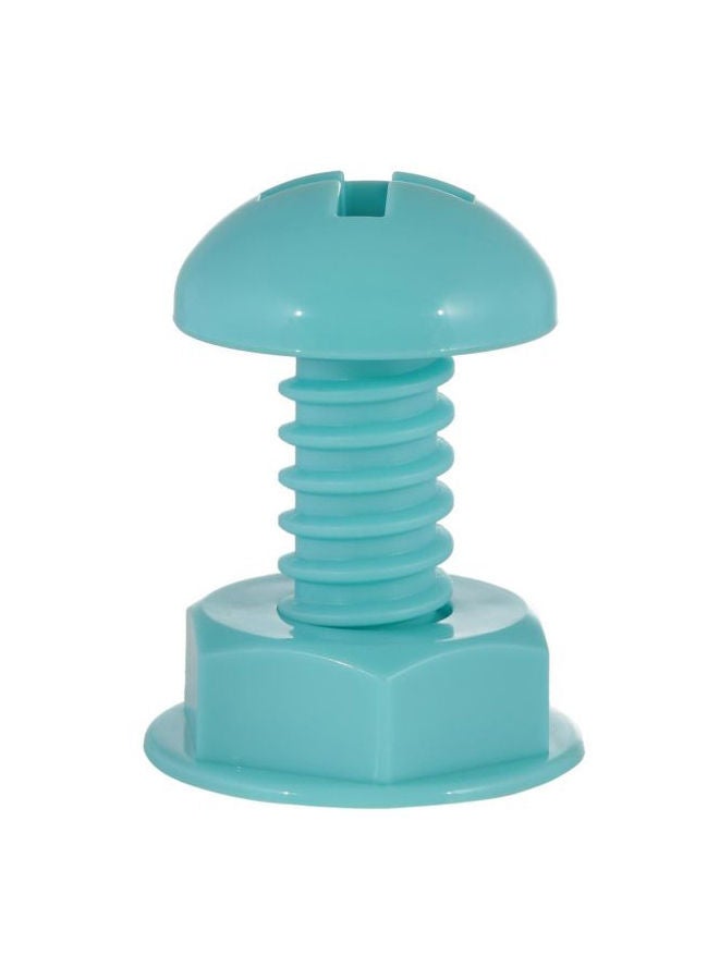 NIBEMINENT 3-Piece Mini Screw Wall Hook Pink/Yellow/Green 6.3x4.7centimeter  - Image 3
