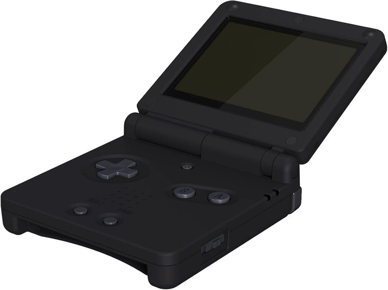 eXtremeRate غلاف استبدال مخصص مطور جاهز لشاشة IPS من eXtremeRate باللون الأسود ذو ملمس ناعم لجهاز Gameboy Advance SP GBA SP – متوافق مع شاشات IPS والشاشات القياسية – لا يشمل الجهاز أو الشاشة - Image 3