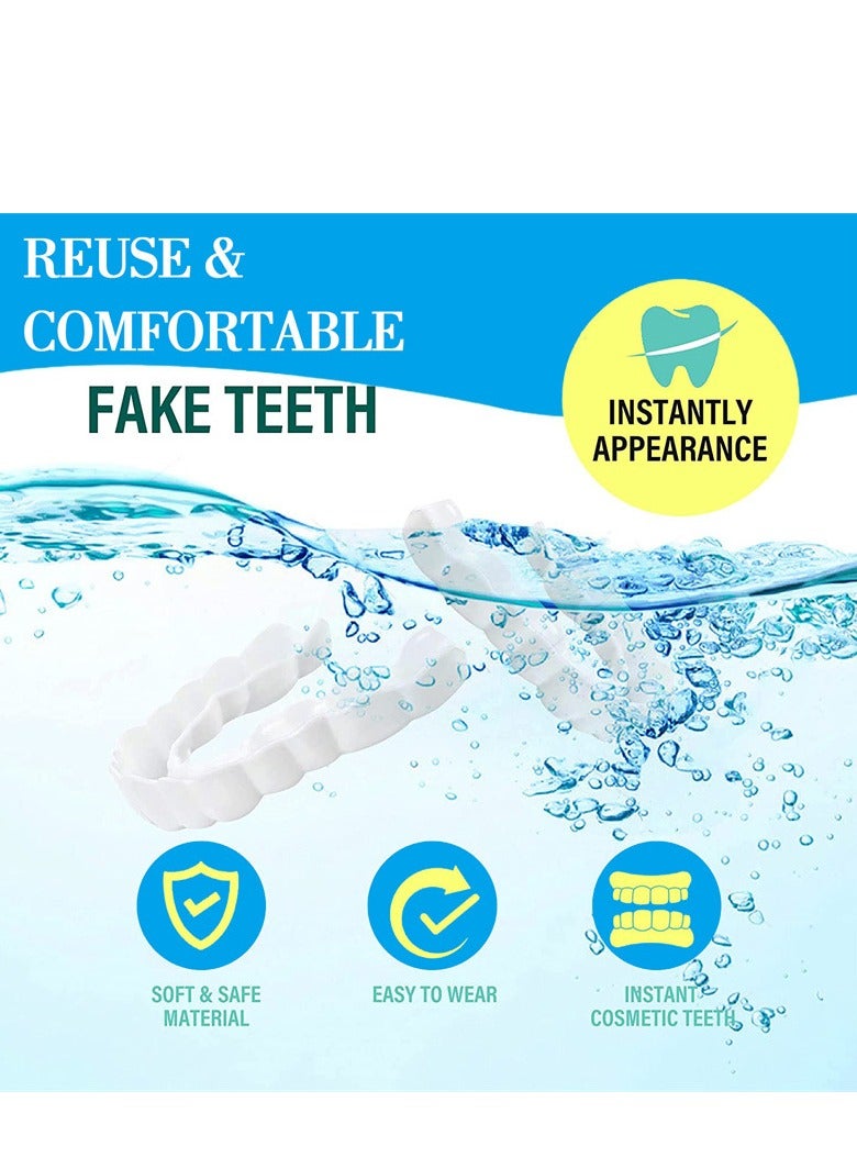 Crazylife Tooth Repair Kits, Adjustable Snap-On Dentures Teeth, Customizable Temporary Denture Molds to Restore a Confident Smile - Image 2