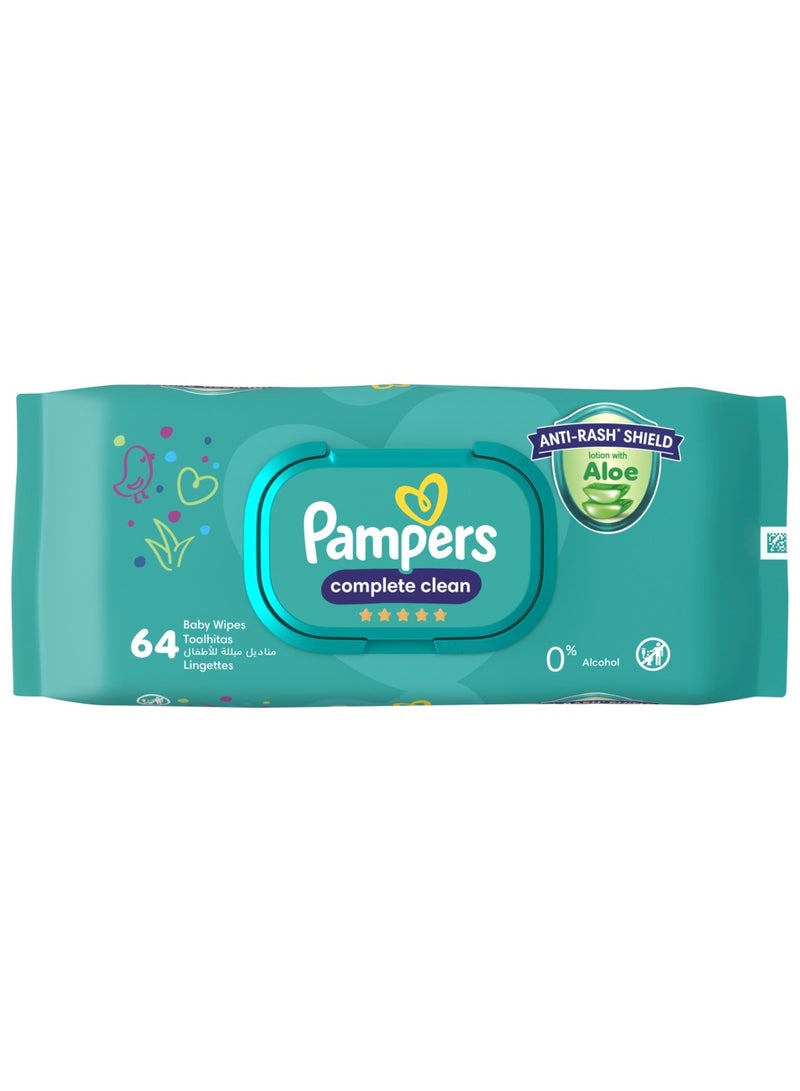 Pampers Baby Wet Wipes Complete Clean 64 Wipes