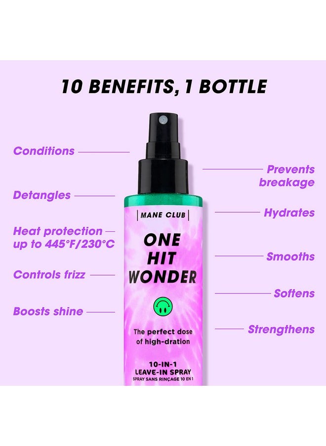 MANE CLUB - Ane Club One Hit Wonder 10In1 Leavein Spray Cruelty Free Vegan No Sulfates Or Parabens 5.3 Oz - Image 1