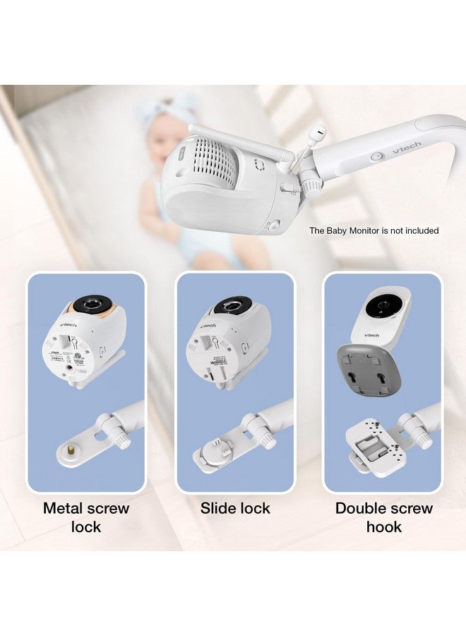 vtech حامل أرضي لجهاز مراقبة الأطفال من VTech متوافق مع معظم أجهزة مراقبة الأطفال، حامل كاميرا للأطفال، أمان للحضانة - Image 2