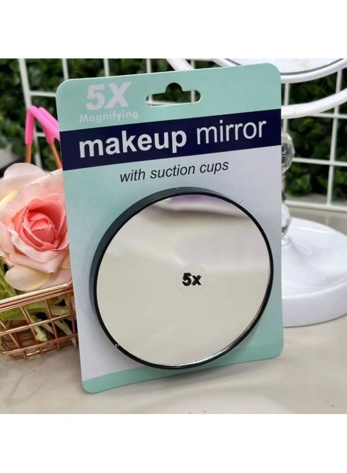 Star beja 5X Magnifying Makeup Mirror with Suction Cups - Image 1