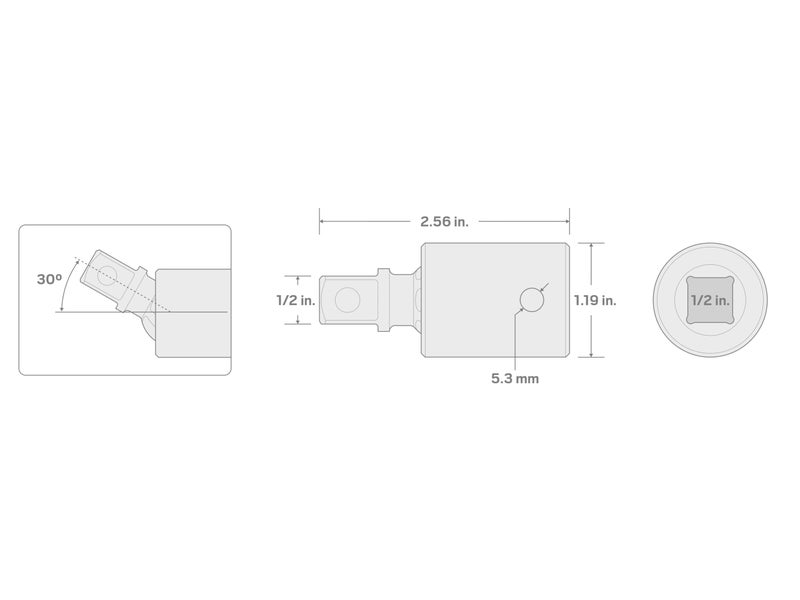 TEKTON 1/2 Inch Drive Impact Universal Joint | SIA22102 - Image 4