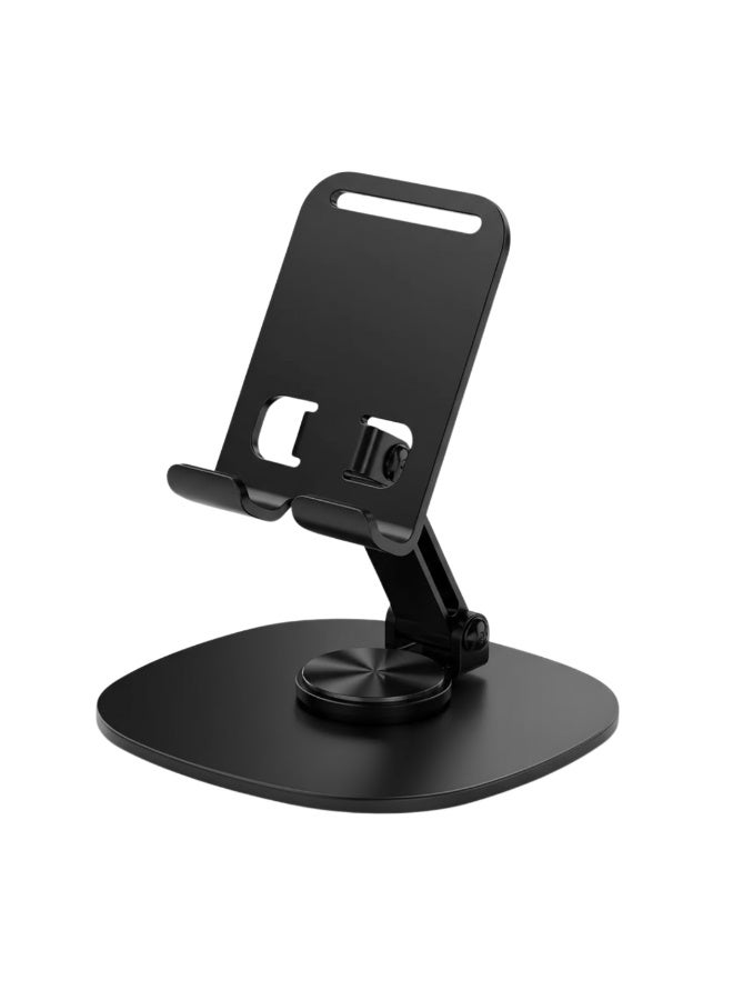 Talala 360-Degree Rotating Metal Phone Stand - Compact, Portable, Foldable Desktop Stand for All Smartphones And Tablets, Ideal for Office Accessories - Image 1