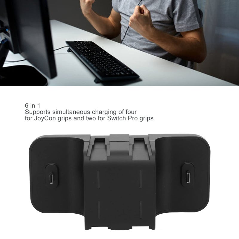 حوض الشحن المضاد للانزلاق لجهاز Nintendo Switch Pro Controller Docking Station - Image 5