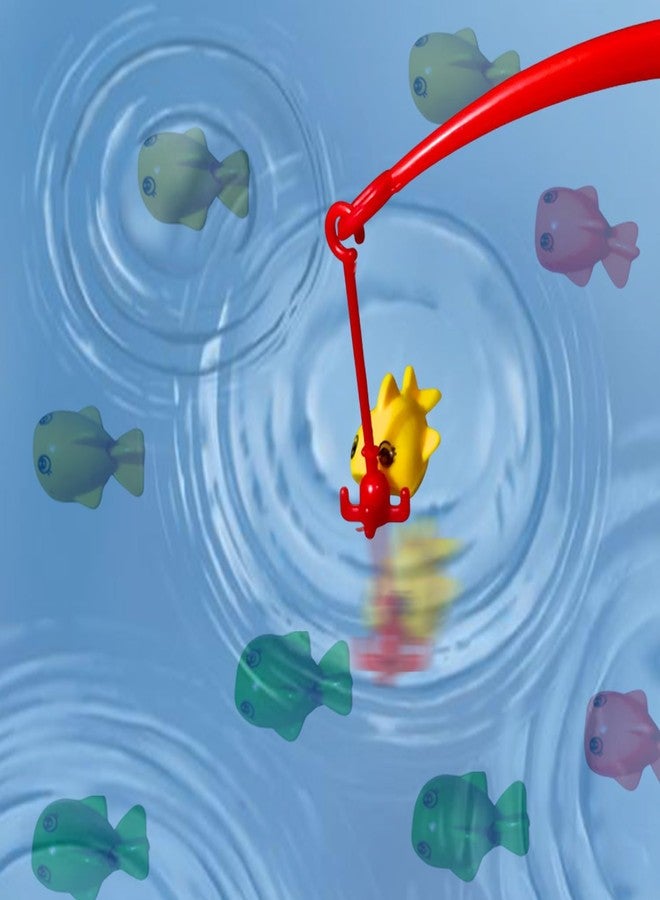 NHR Magnetic Fishing Game Toy for Kids with Music & Lights, Rotating Water Play Fishing Set, Magnetic Fish Catching Game for Toddlers & Children (Green) - Image 5