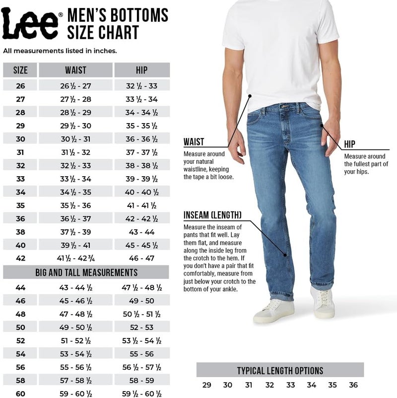Lee Men's Total Freedom Stretch Relaxed Fit Flat Front Pant Casual - Black, 29W x 32L - Image 5