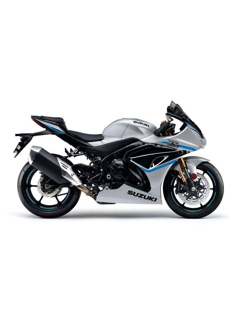 سوزوكي GSX-R1000R موديل 2025 – دراجة سوبر سبورت فائقة الأداء اللون فضي ( الاستلام من فرع الرياض ) - Image 1