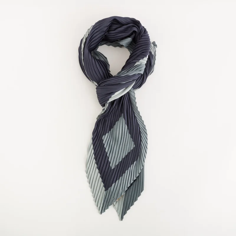 كاربيزا Women's Scarf Foulard Magpie Blue Multicolour