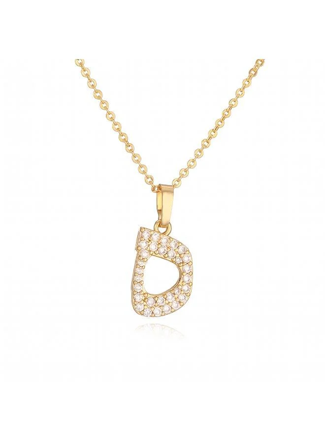 Arabic Letter 'Ha' Necklace 18k Gold Plated