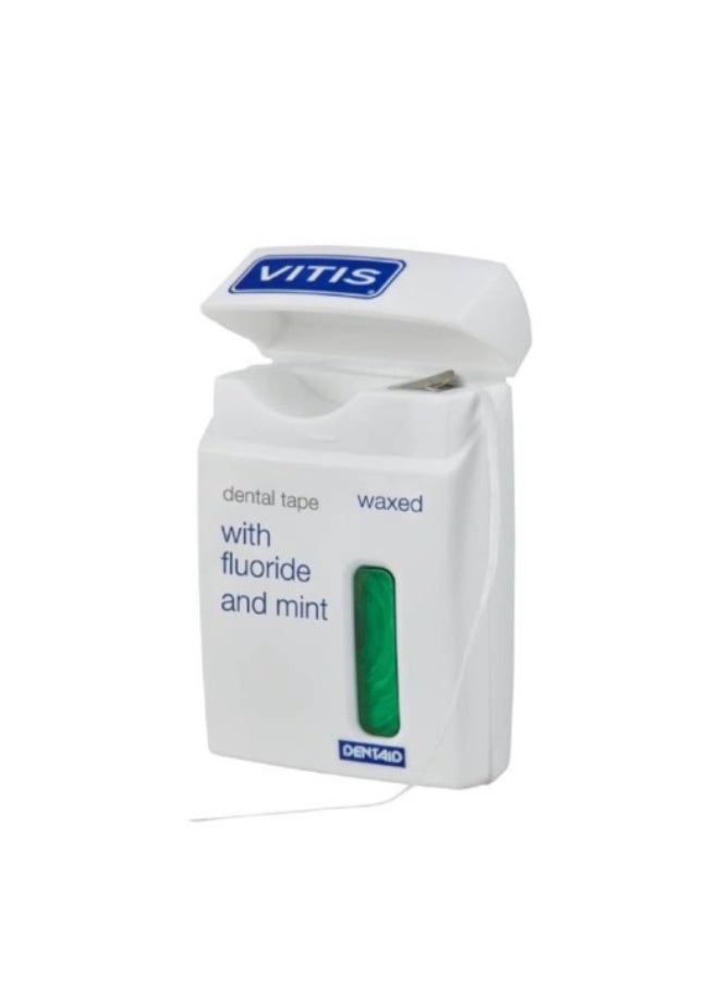 Vitis Dental Floss with Fluoride and Mint 50m - Image 1