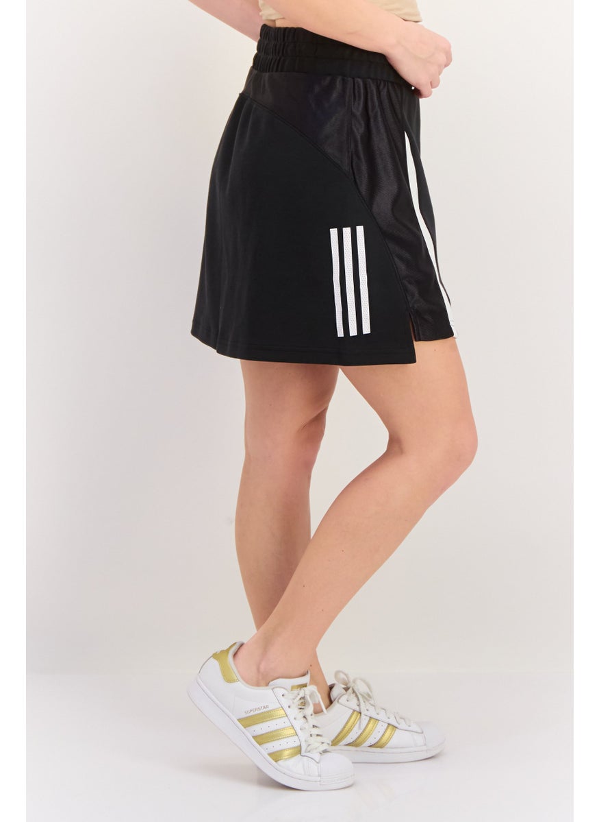 Adidas Women Sportswear Fit Brand Logo Training Skirt, Black  - Image 2