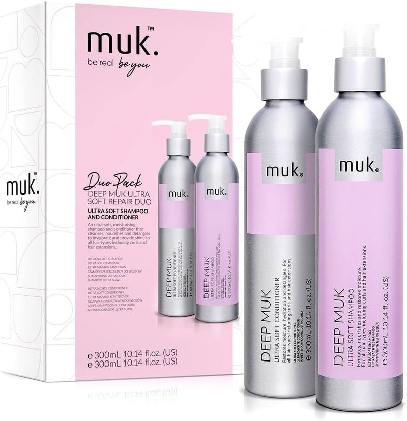 Deep Muk Ultra Soft Shampoo Conditioner ComboSet 202526 Gift Packaging