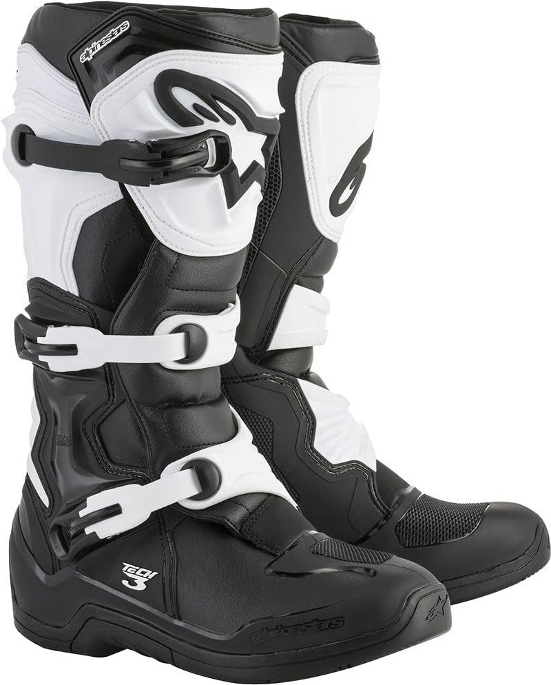 Alpinestars حذاء دراجة نارية ألبينستارز تيك 3 أسود/أبيض - Image 5