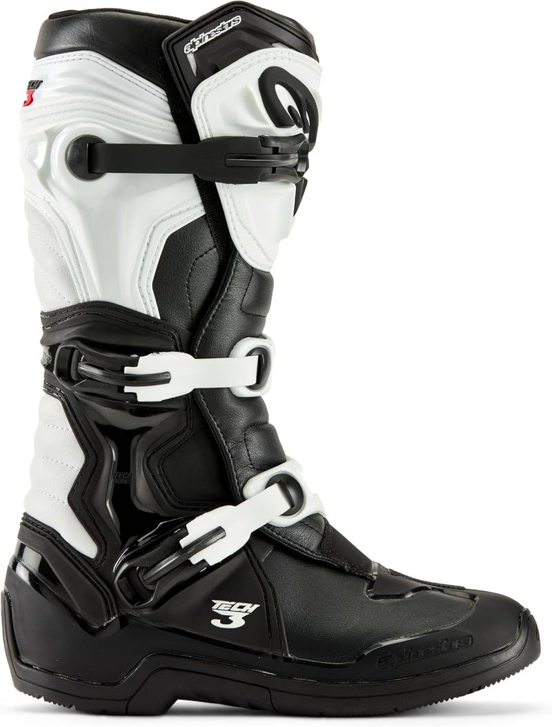 Alpinestars حذاء دراجة نارية ألبينستارز تيك 3 أسود/أبيض - Image 3