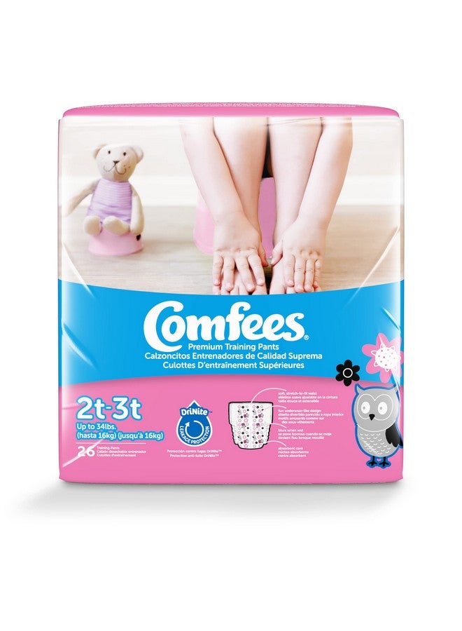 Comfees Girl Training Pants - Size 2T-3T - Image 1
