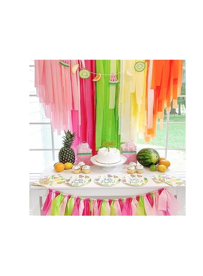 ورق كريب مطوي مفرد 50 سم × 120 سم لون أحمر - Image 3