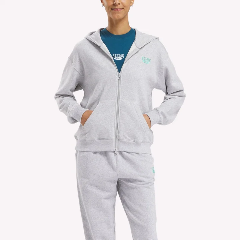 Reebok Light Grey Heather Women's Hoodie