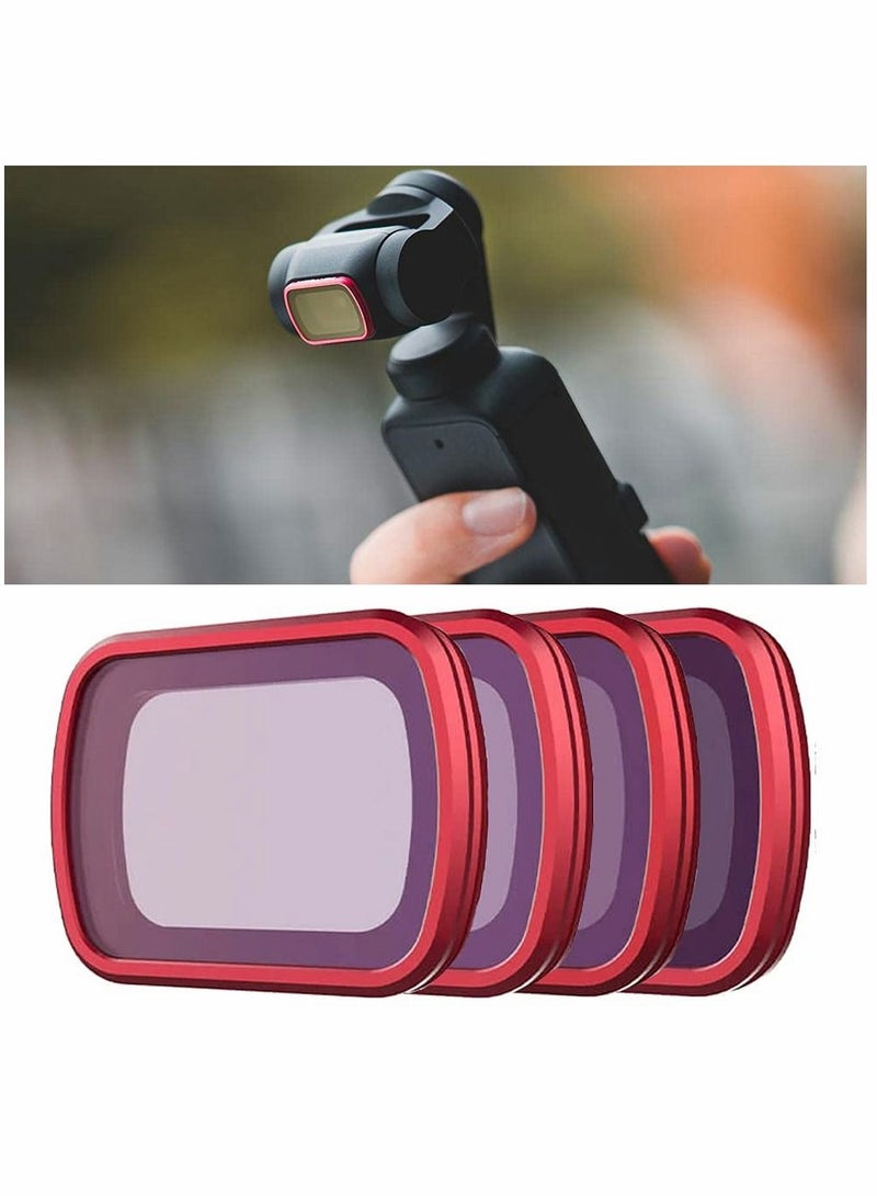 SYOSI Filter ND Set Compatible with for OSMO Pocket Pocket 2 ND 8 16 32 64 Professional for DJI Waterproof Oilproof - Image 1
