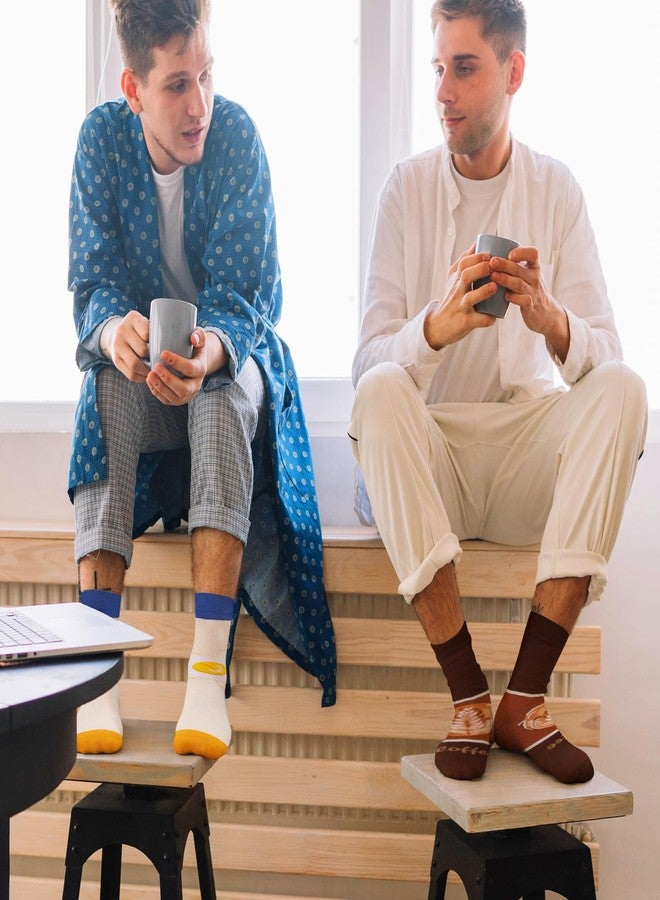 علبة جوارب إفطار مرحة للرجال والنساء والمراهقين - هدايا لمحبي القهوة، هدايا مميزة لعيد الأب، هدايا مبتكرة للأب والزوج، جوارب طعام رائعة ومجنونة - أفكار هدايا عيد الحب وأعياد الميلاد، هدايا صغيرة لعيد الميلاد - Image 5