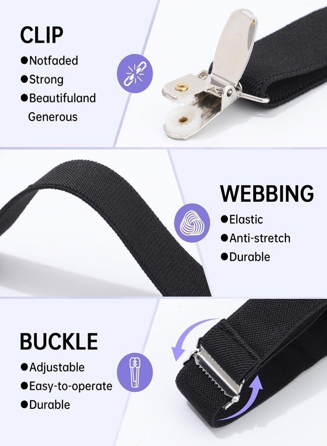 WELROG Kids Suspender Bow Tie Sets - Adjustable Braces With Bowtie Gift Idea for Boys and Girls (Black) - Image 4