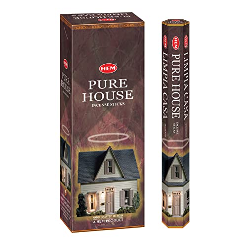 HEM Pure House Incense Stick Pack of 6 (180g Each) Agarbatti for Puja, Freshness & Meditation | Fragrance for Aromatherapy | Pooja Room Items for Home & Prayers - Image 1
