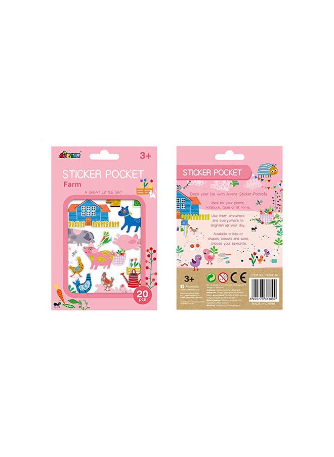 Avenir Avenir Farm Stickers PocketTwenty Pieces 