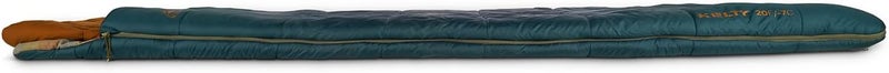 Kelty Kelty Wayback Flannel Lined Sleeping Bag Built in Blanket Traditional Rectangle Shape Organic Flannel Cotton Liner Dual Locking Slide Zips  - Image 2