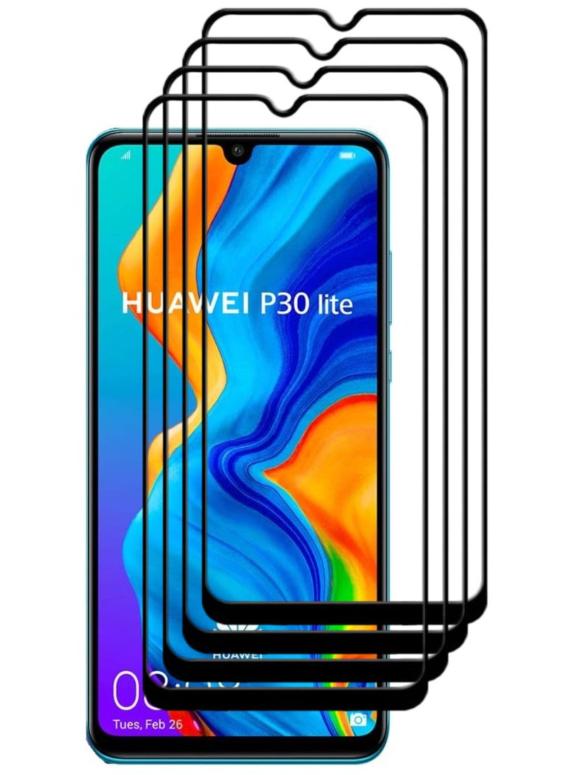 ACLIX 4 Pieces Antistatic ESD Dustproof Premium Quality High Definition Tempered Glass Screen Protector Designed For Huawei P30 lite - Image 1