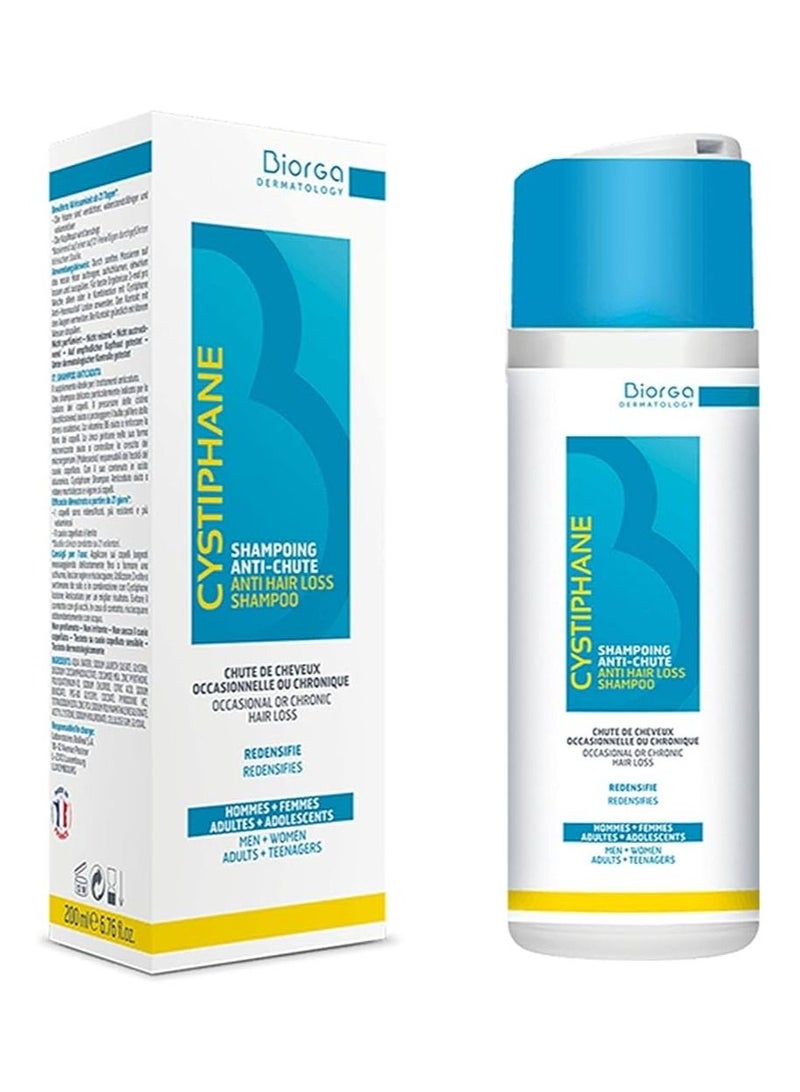 Cystiphane anti-hairloss shampoo 200 ml