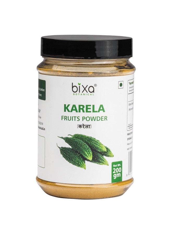 Bixa Botanical Karela Powder/Bitter Melon, Ayurvedic Herb For Blood Sugar Control & Improves Liver Function, Herbal Supplement For Skin And Stomach (7 Oz / 200g) - Image 1
