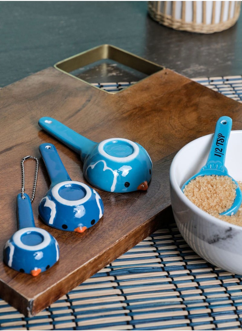 Set of 4 Pretty Things Bird Measuring Spoons