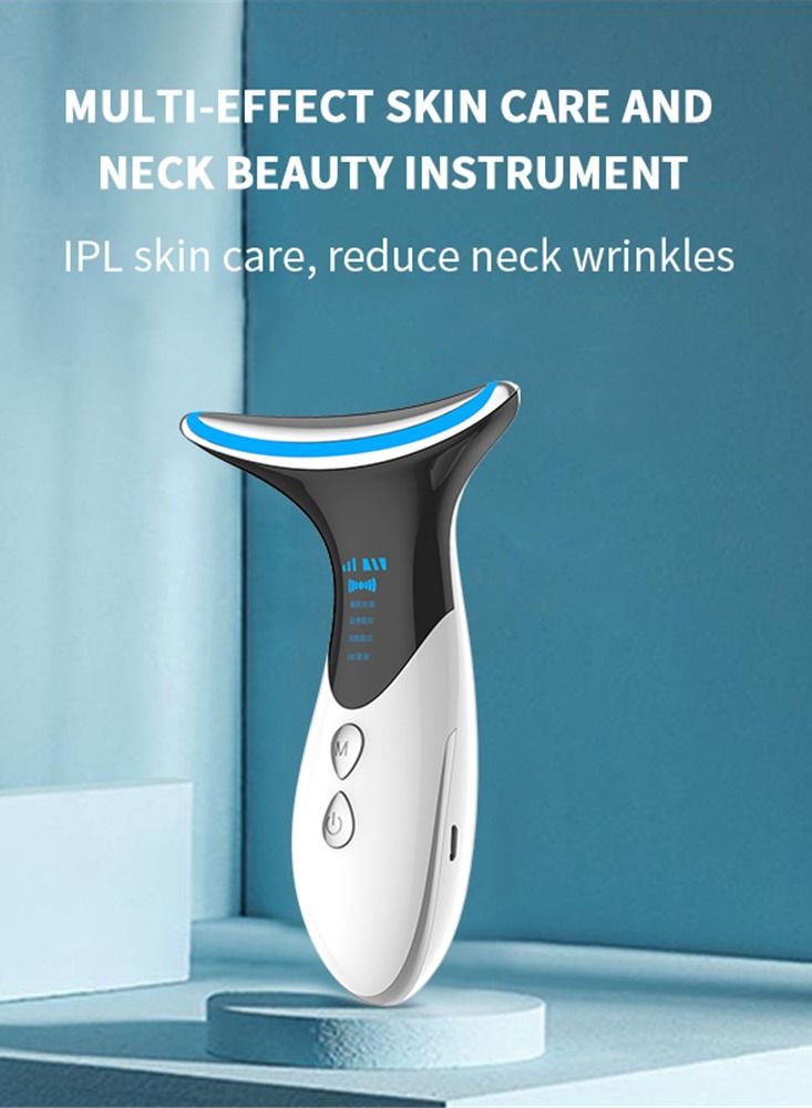 هايلي كير أدى الرقبة المضادة للتجاعيد سحب الجمال صك الفوتون علاج العناية بالبشرة مدلك شد للحد من التجاعيد الذقن المزدوج - Image 2
